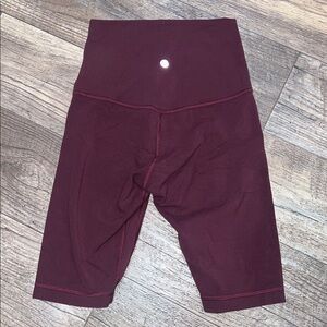 Lululemon Align shorts maroon
